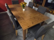 Stół drewniany ikea rozkładany 105x200