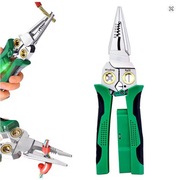 Wielofunkcyjne Szczypce Elektryka 8w1 z Testerem Napięcia