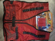 Kamizelka ze strzałkami do pistoletu zabawka czerwona