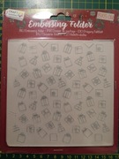 Folder scrapbooking embossing wytłaczanie 15x15 święta 