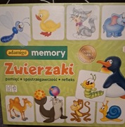 Gra planszowa Memory Zwierzaki Adamigo