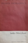 KSIĄŻKA JANKO MUZYKANT Henryk Sienkiewicz 1969 rok