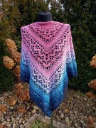 Chusta szydełkowa ręcznie robiona handmade 