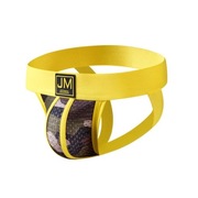 MAJTKI męskie JOCKSTRAP XL ZÓŁTY MORO KIESZONKA JOCKMAIL