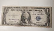 1 dolar USA, seria 1935 r, stan dobry, nr X 17665412 I,,