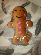 Uroczy pluszowy piernik pamiątka z Torunia handmade ręcznie szyty