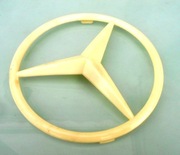 Mercedes plastikowe logo średnica 18 cm, sześć zaczepów