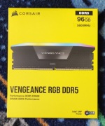 Pamięć RAM Corsair Vengeance RGB DDR5 96 GB 5600MHz CL40 CMH96GX5M2B5600C40
