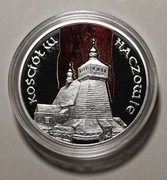 Srebrna moneta 20 zł 2006 - Kościół w Haczowie - Srebro Ag 925 - w kapslu