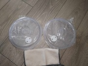 Pokrywa do kuchenki mikrofalowej 2 szt gratis ściereczka z mikrofibry