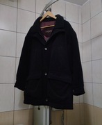 Kurtka płaszcz XL   Bugatti elegancki męski płaszczyk Woolmark classy czarn
