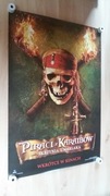PIRACI Z KARAIBÓW Skrzynia Umarlaka Plakat kinowy Oryginał Skull and Bones