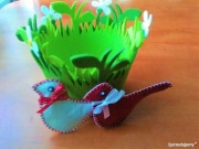 Ozdoby z filcu - ptaszki