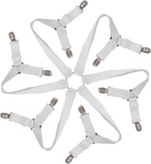 Regulowany uchwyt klips na prześcieradło 6-kierunkowy do materaca 150-250cm