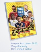 Album karty piłkarskie panini 2026 komplet 