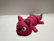 Breloczek kot różowy