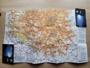 Mapa zasięgu sieci Idea z 2000 r.