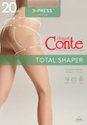 Rajstopy wyszczuplające Push -Up Conte X-PRESS 20 DEN czarne rozmiar 2