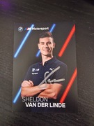 Karta z autografem Sheldon Van Der Linde BMW Motorsport WEC