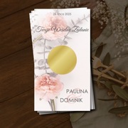 Zdrapki Weselne z zadaniami dla Gości zestaw 20 szt.