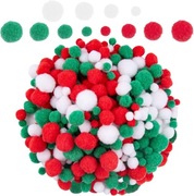 Pompony Pomponiki Kulki Kule Dekoracyjne Poliestrowe 1200 szt