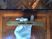 Zabytkowa poziomica z celownikiem 4 cw  XVIII w