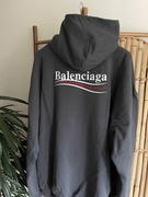 Balenciaga political hoodie ! Oversize S fit XL, XXL ! Nowa !