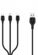 Kabel USB XO 3w1
