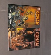 Conan barbarzyńca życie i śmierć Conana komiks 2 tomy
