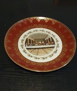 Duży talerz ozdobny do powieszenia Ostatnia Wieczerza porcelana Chodzież
