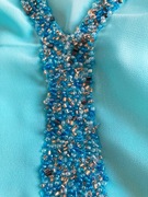 Bluzka HEINE. Turkus, koraliki. Roz. 38/M, 40/L