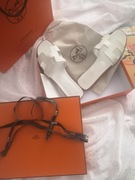 Hermes klapeczki białe Oran