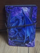 Notatnik,notes A6 fantasy smok z zawieszką