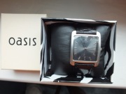 zegarek męski na rękę meta 34 x 38mm NOWY pasek kolor czarny 24cm OPIS