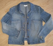 Wyprzedaż z szafy jesień HENNES kurtka jeans 42/44