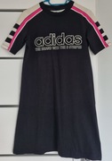 Sukienka sportowa ADIDAS bawełniana czarna