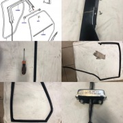 Range Rover Evoque listwa nakładka uszczelka drzwi