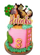 Dekoracje na tort Masha i Niedźwiedź 