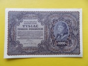 1000 Marek polskich seria III F rok 1919 aUNC
