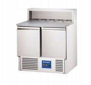 Stół chłodniczy 2 drzwiowy do pizzy sushi, 240 l STALGAST, 833029