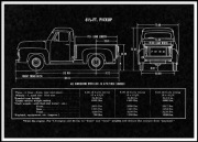 Plakat Ford F-100 pickup
