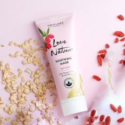 Kojąca maseczka Love Nature z organicznym owsem i jagodami goji Oriflame