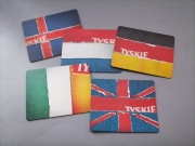 Podstawka pod piwo - Tyskie flagi - kompletna kolekcja