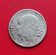 2 ZŁOTE GŁOWA KOBIETY 1934 rok - srebro AG