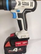 Adapter przejściówka baterii Milwaukee M18 do MacAllister M Solo 18v