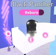 Adopt Me Roblox FR Neon Black Panther