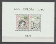 Monako 1980 - EUROPA CEPT, Mi 1421-22** NOWODRUK, SŁANIA
