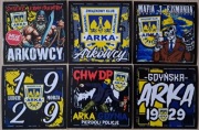 Vlepki ARKA GDYNIA, Cracovia, Lech, KSZO, Gryf Wej, Gwardia Kosz # 39