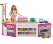 Barbie - Idealna kuchnia z dźwiękami - Zestaw z lalką - FRH73