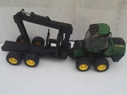 duża zabawka ciągnik z przyczepą BRUDER 1210 2071/1 JOHN DEERE 